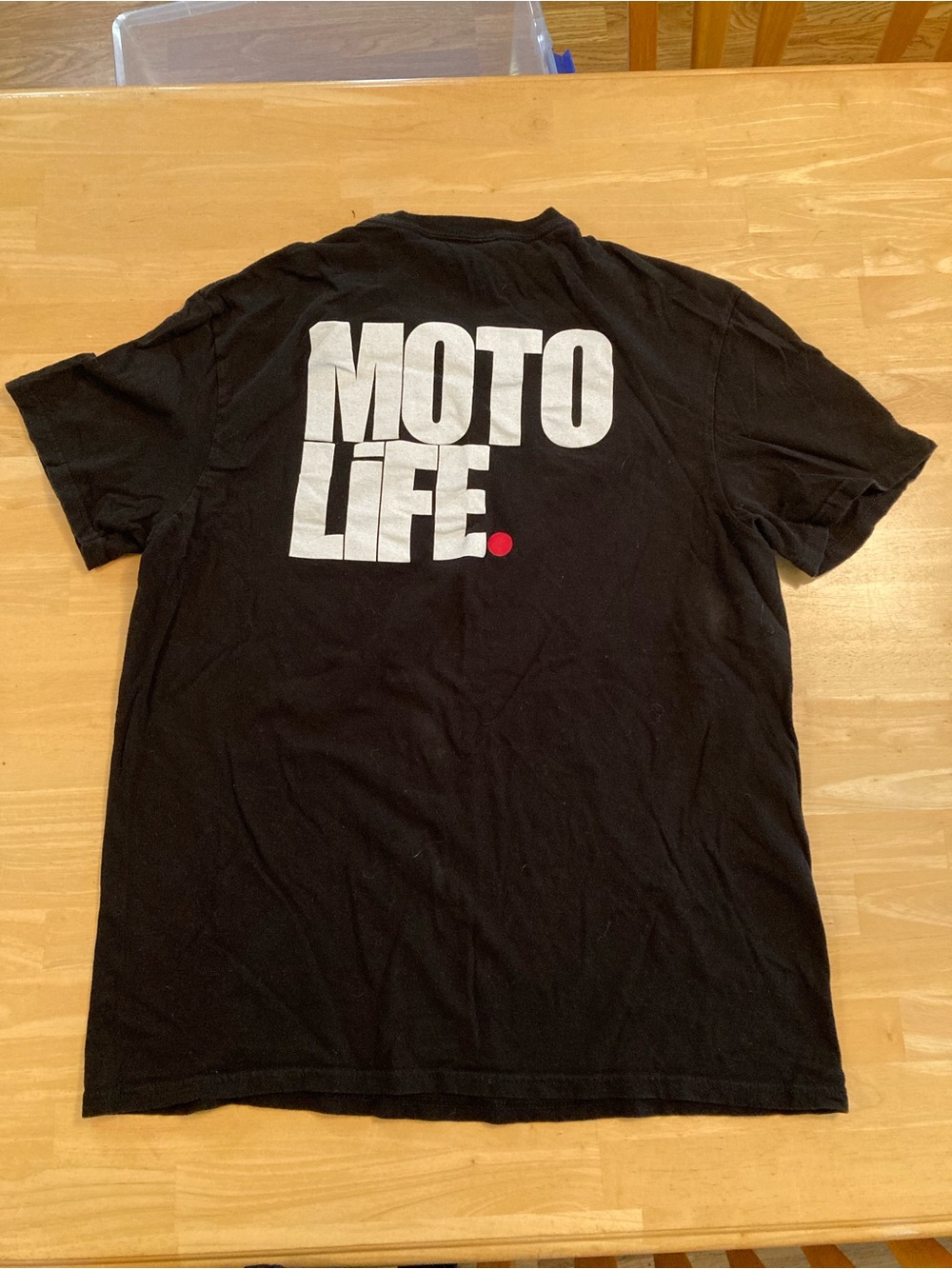 Moto Life Black Graphic Short Sleeve Tee